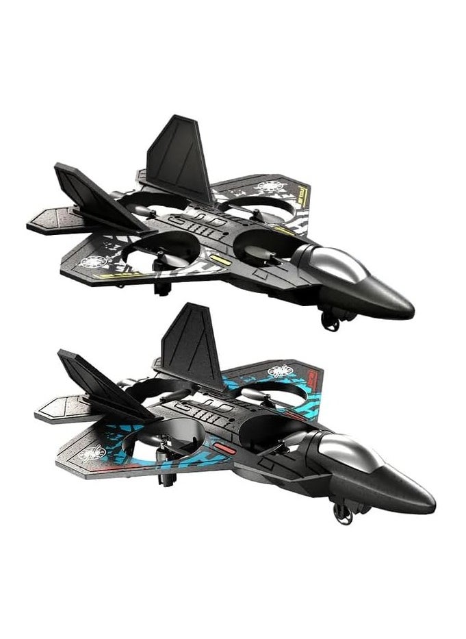 RC Plane 2.4GHz Remote Control Plane, Auto Hovering Fighter Aircraft RC Airplane, RTF for Beginner, Kids and Adults, 3D Flip Airplane Toy with Colored