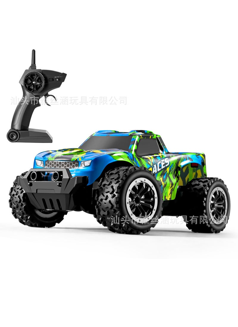 Mini RC Off-Road Car Kids High-Speed Climber 1:20 Graffiti Green High Speed Car