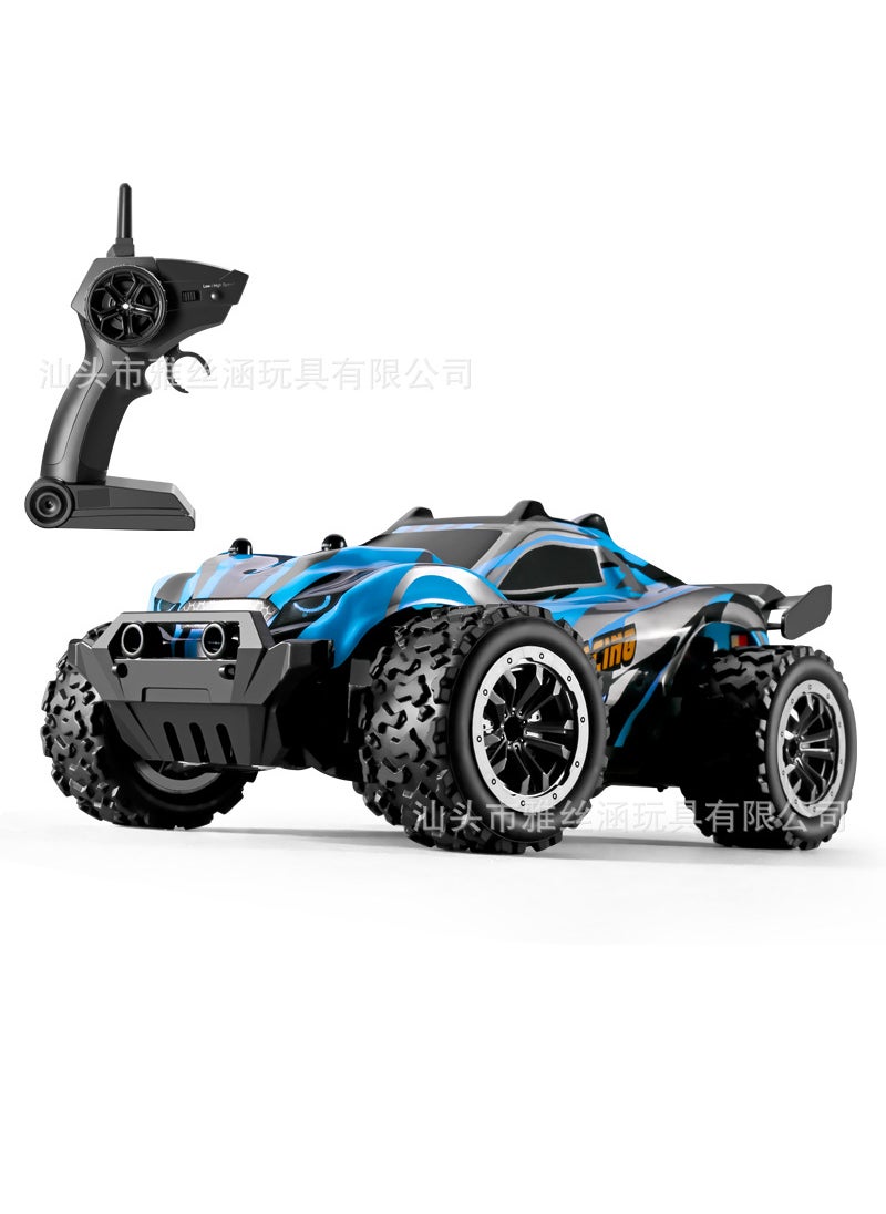 Mini remote control car rc off-road vehicle children charging remote control car climbing high-speed car model boy toy car wholesale 1:20 camouflage blue high-speed car