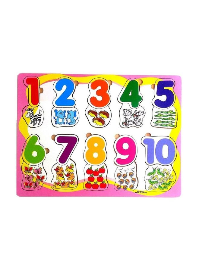 5-Piece Wooden Educational Puzzle Board Set