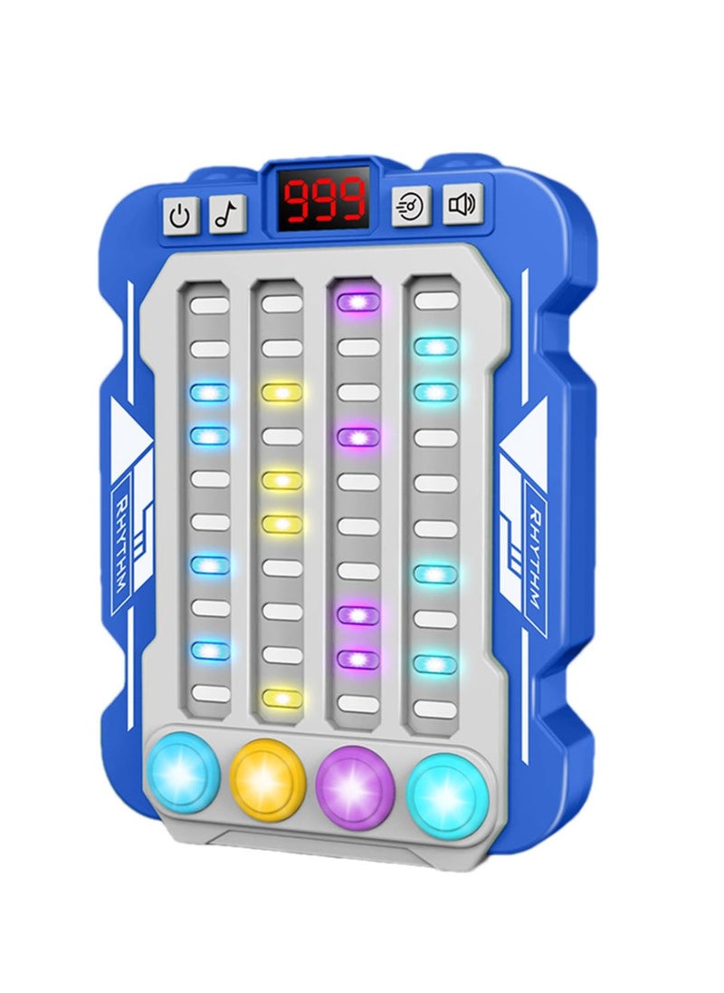 Colorful Rhythm Game Machine, Musical Button Table Game, Portable Music Push Games, Interactive Lighting Quick Push Machine Adjustable Modes Lighting Games for Kids Boys and Girls