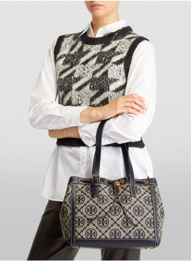 Tory Burch Jacquard T Monogram Tote Bag