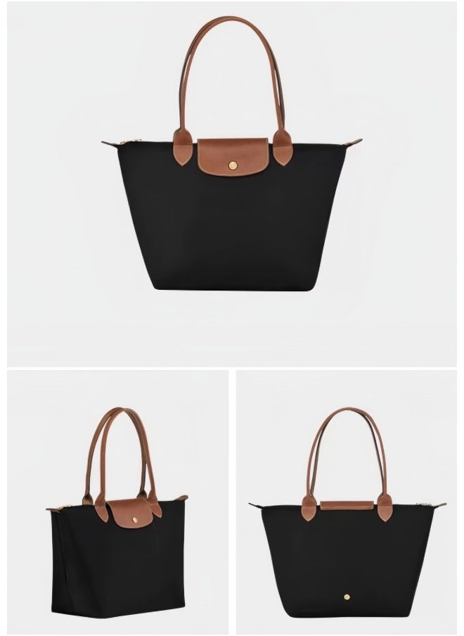 Women's Medium Tote Bag, Handbag, Shoulder Bag, black Classic Style 31*30*19cm