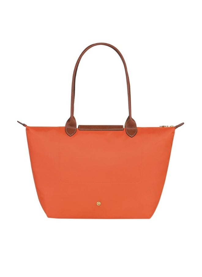 women's large handbag, handbag, shoulder bag, orange classic style