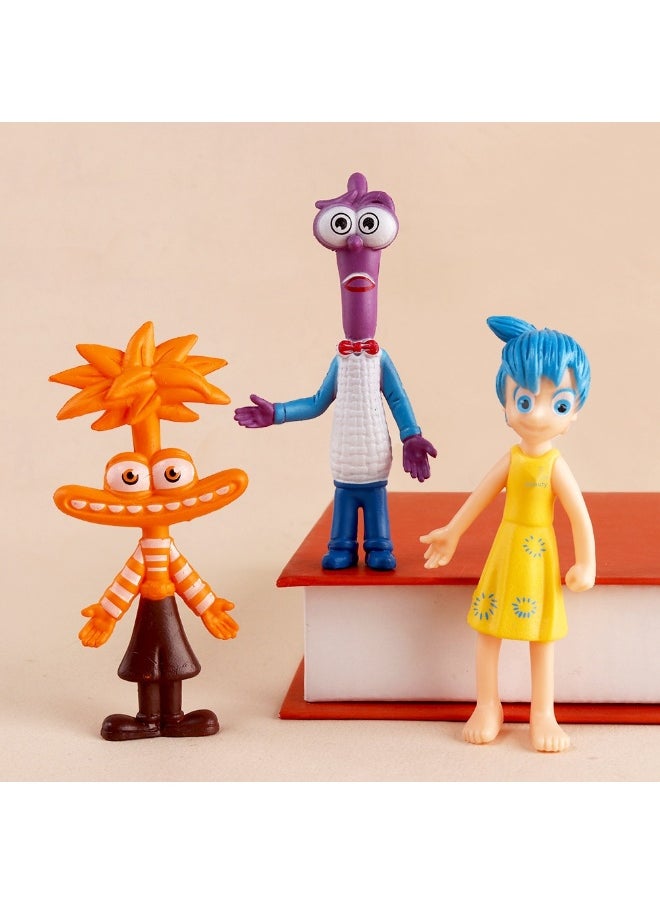 Inside Out2 Cartoon Anime Doll Set of 6 Pieces