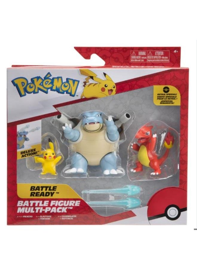 Pokemon Battle Figure 3 Pack Set