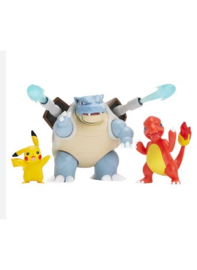 Pokemon Battle Figure 3 Pack Set