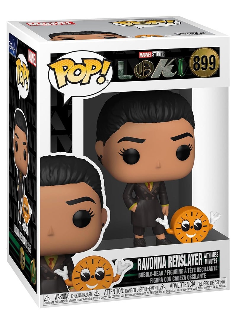 Funko POP! and Buddy: Marvel - Loki - Ravonna With Miss Minutes - Collectable Vinyl Figure