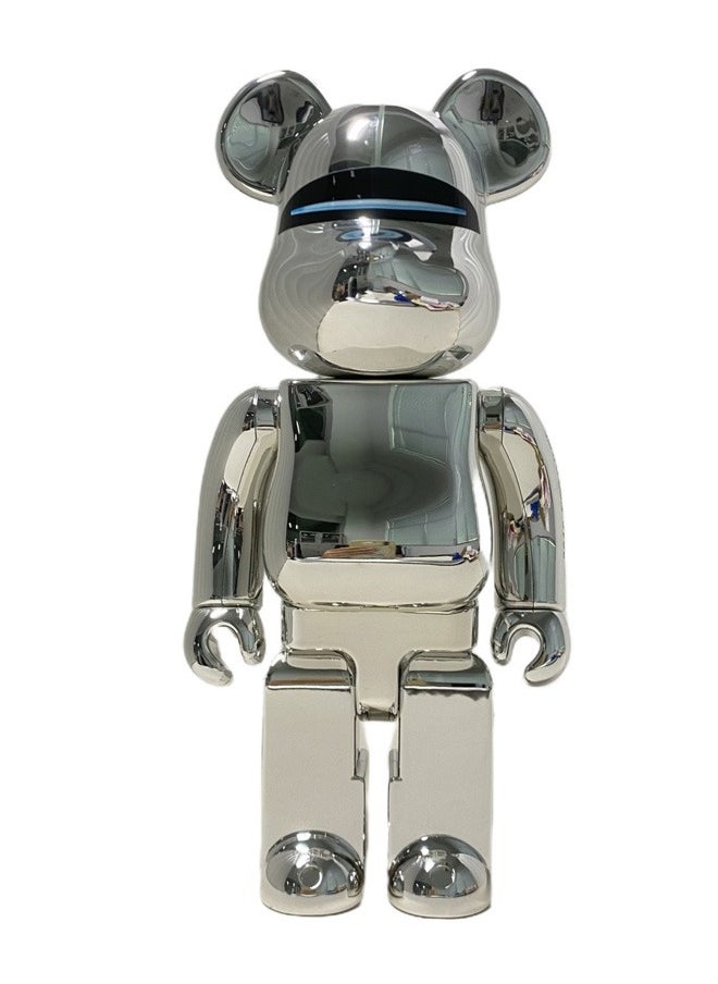 Bearbrick Original Silver Trendy Culture Statue Doll Ornaments