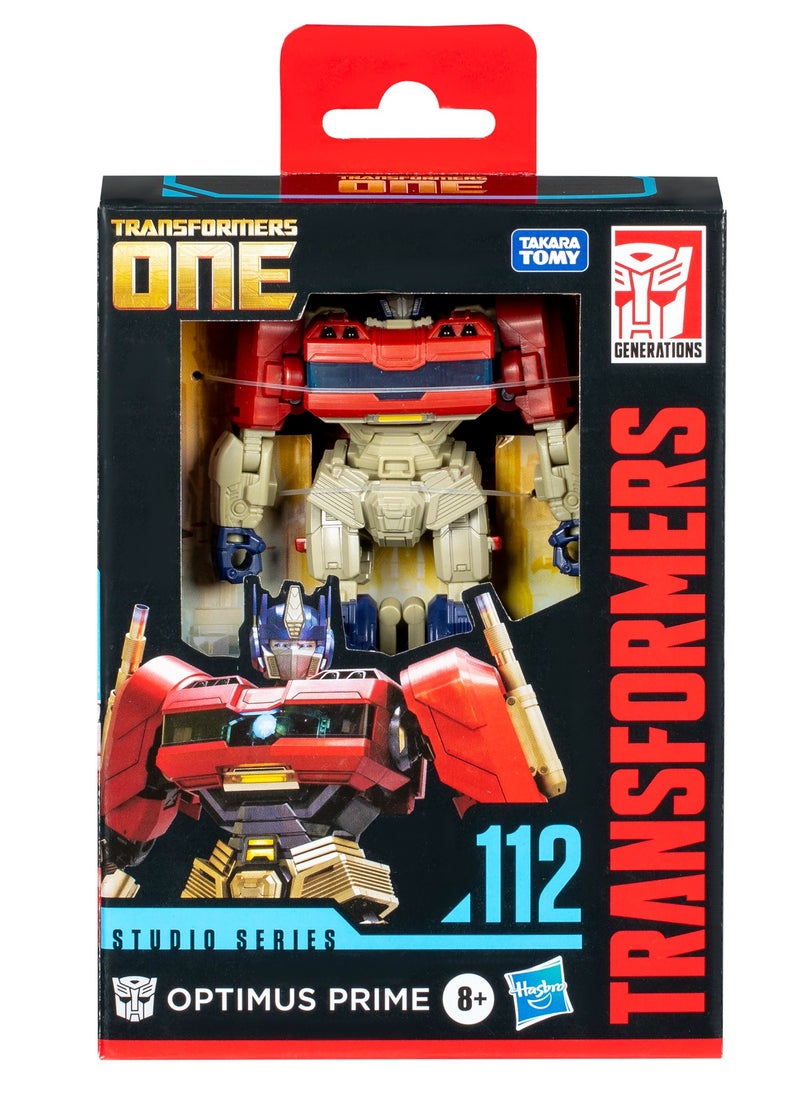 Transformers Studio Series Deluxe Transformers: One 112 Optimus Prime Action Figure