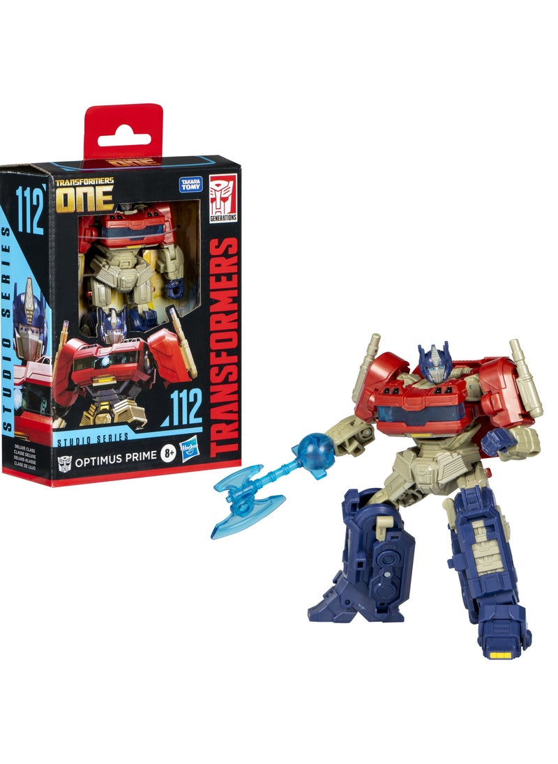 Transformers Studio Series Deluxe Transformers: One 112 Optimus Prime Action Figure