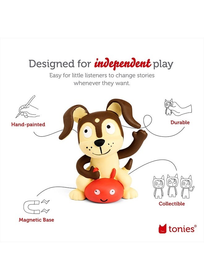 Toniebox Audio Player Starter Set with Playtime Puppy - Listen, Learn, and Play with One Huggable Little Box - Light Blue