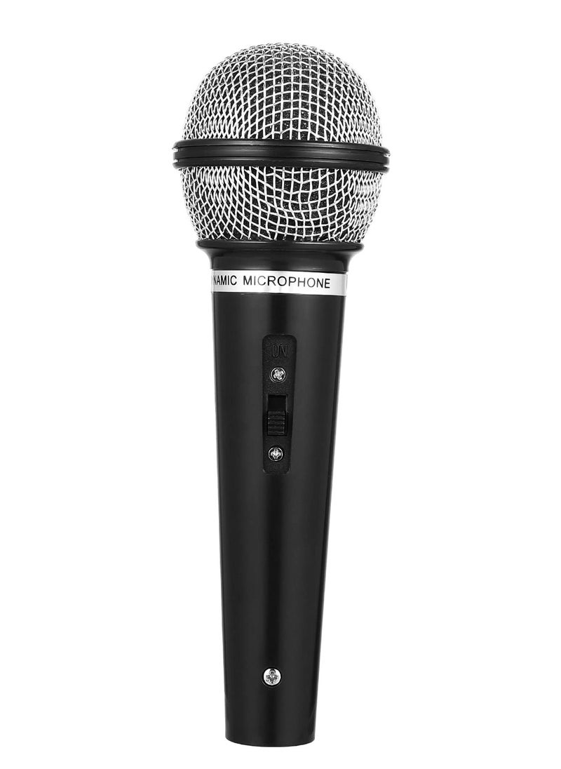 Microphone Toy, Microphone Karaoke Kids, Toy Microphone Set Birthday Party Favors,  Pretend Play or Costume Prop, Toys for Boys and Girls Gift for Birthday Party (Black)