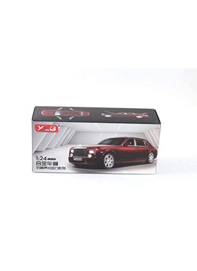 Rolls-Royce Phantom Car Model 1:24 | Premium Diecast Luxury Toy with Light and Sound Features