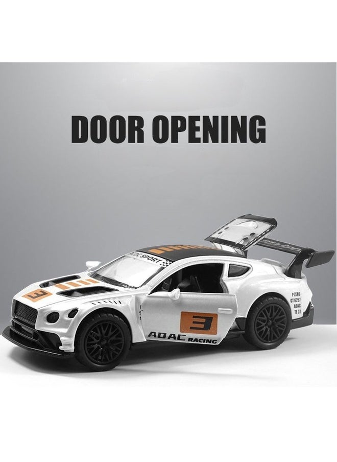 Small Alloy Car Model Racing Die Cast Model Car with Openable Doors and Pull Back Function DieCast Car for Kids