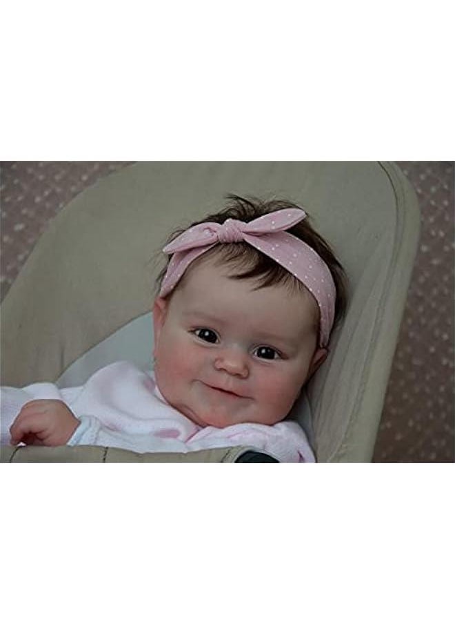 20 Inch Realistic Reborn Toddler Doll Girls Cute Smiling Newborn Baby Dolls Best Gift for Birthday