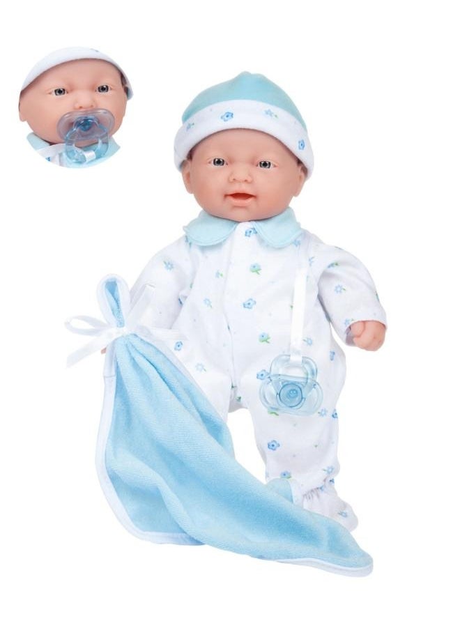 JC Toys La Baby Baby Doll 11 inches - Blue