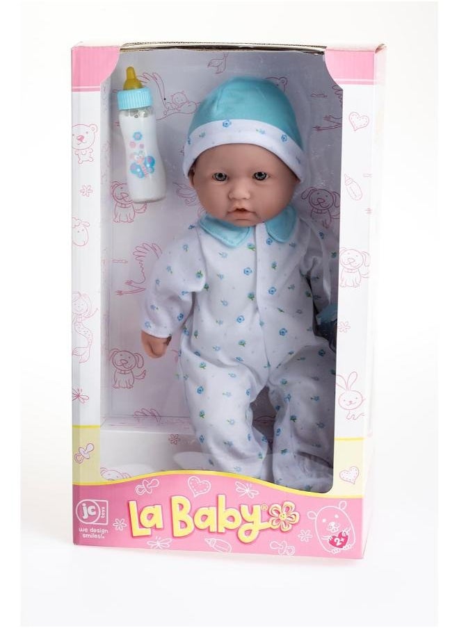 JC Toys La Baby Baby Doll 11 inches - Blue