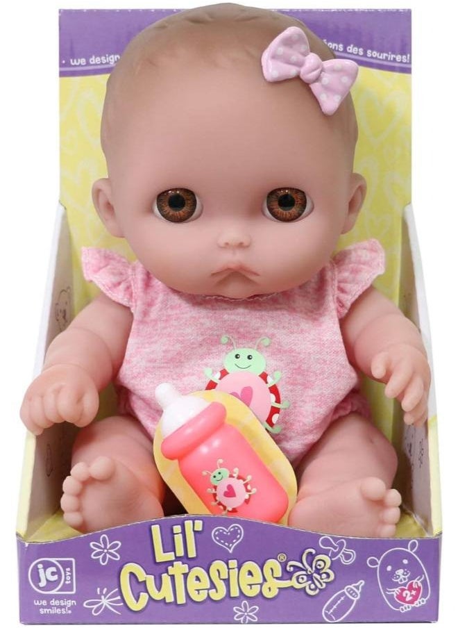 JC Toys Lil Cutesies Vinyl Baby Doll 8.5 inches