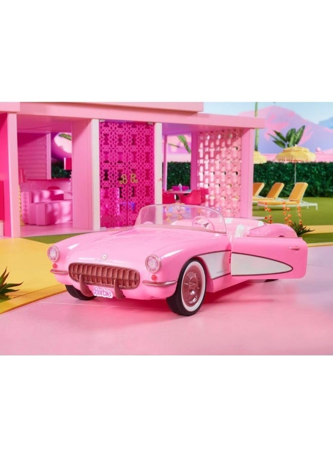 Barbie The Movie Collectible Car, Pink Corvette Convertible