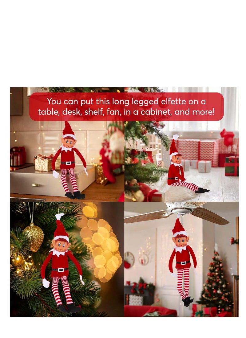 Elf Behaving Badly Plush Toy  Novelty Long Bendy Naughty Boy Elves Doll