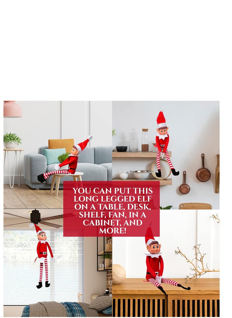 Elf Behaving Badly Plush Toy  Novelty Long Bendy Naughty Boy Elves Doll