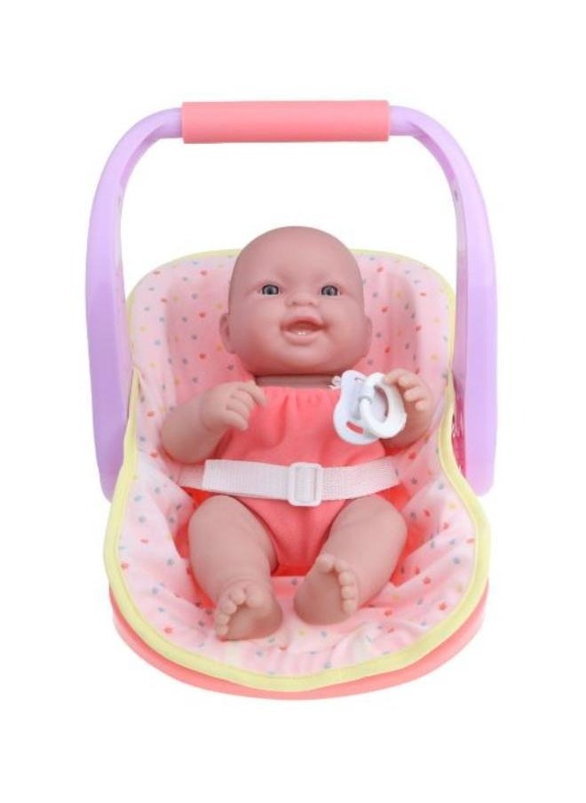 JC Toys Lots To Love Soft Doll With Carrier 14 inches