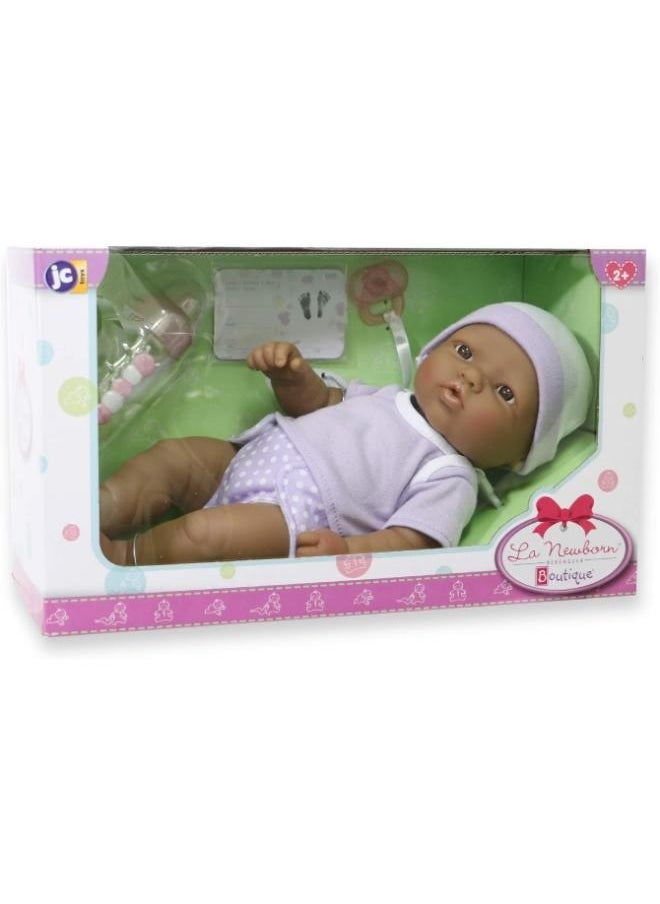 JC Toys La Newborn Baby Doll With Accessories 14 inches