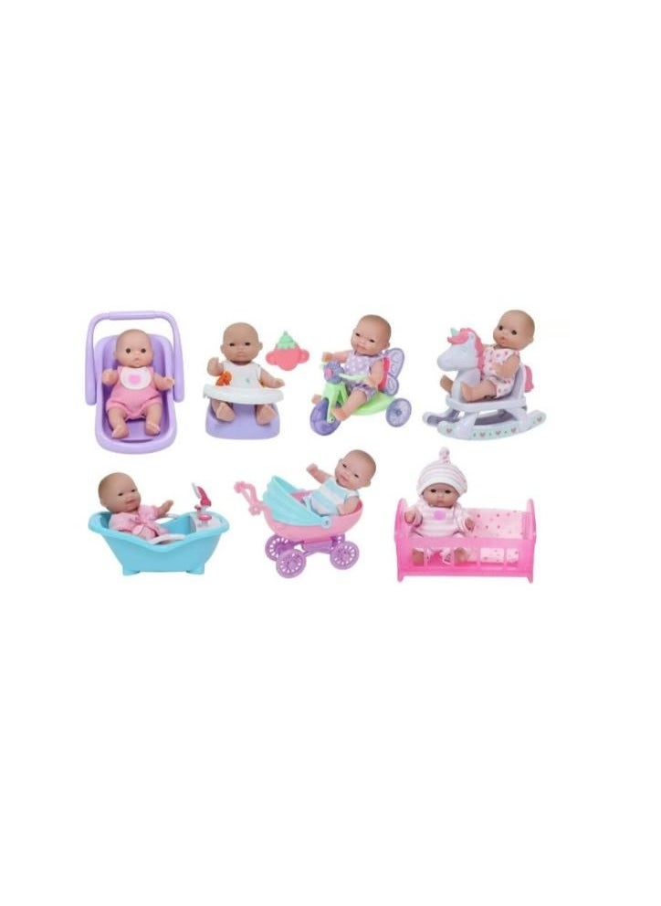 JC Toys  Lots to Love Baby Doll With Mini Accessories 5 inches