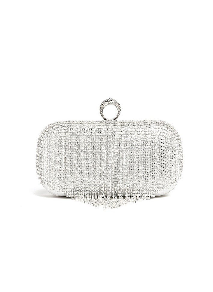 Banquet Bag Women's Bag New Fashion Chain Diamond Studded Single Shoulder Diagonal Cross Bag