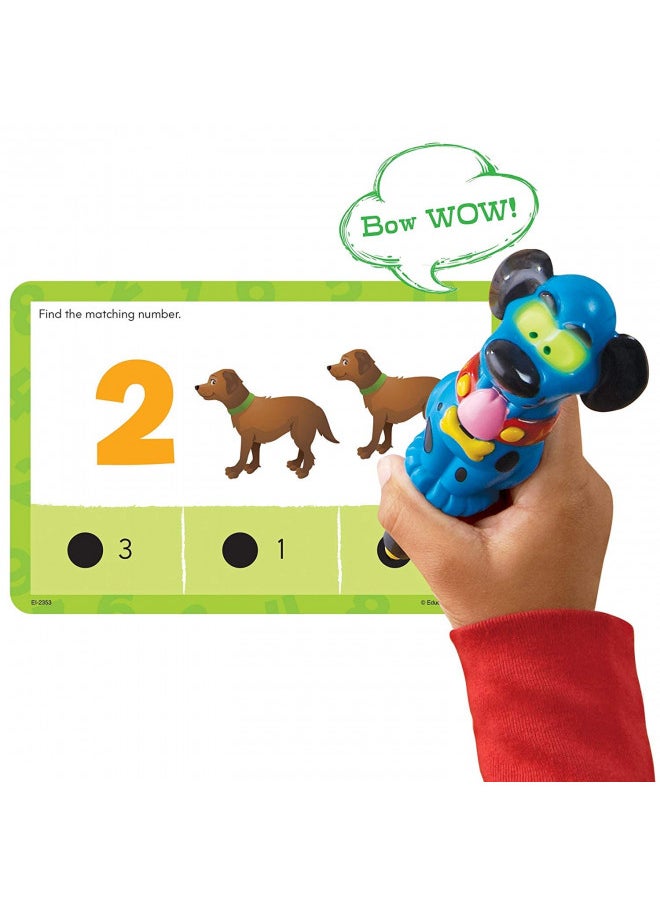Educational Insights Hot Dots Jr. Numbers and Counting Card Set, Preschool and Kindergarten Readiness