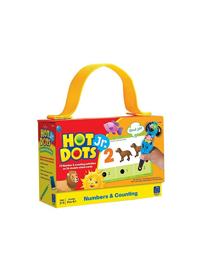 Educational Insights Hot Dots Jr. Numbers and Counting Card Set, Preschool and Kindergarten Readiness