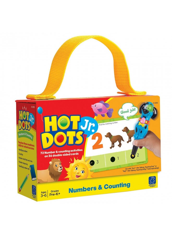 Educational Insights Hot Dots Jr. Numbers and Counting Card Set, Preschool and Kindergarten Readiness