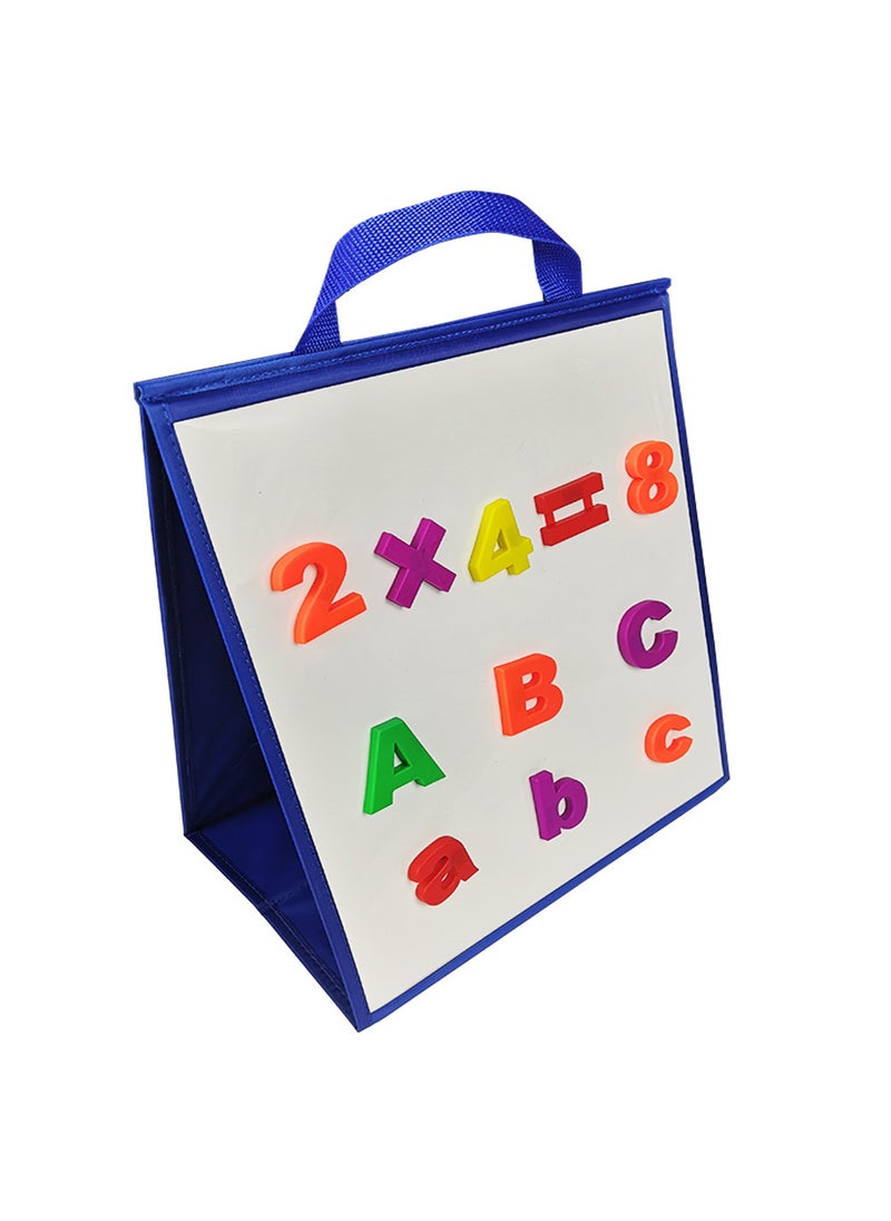 Foldable Tabletop Pocket Chart Stand Double-sided whiteboard-portable