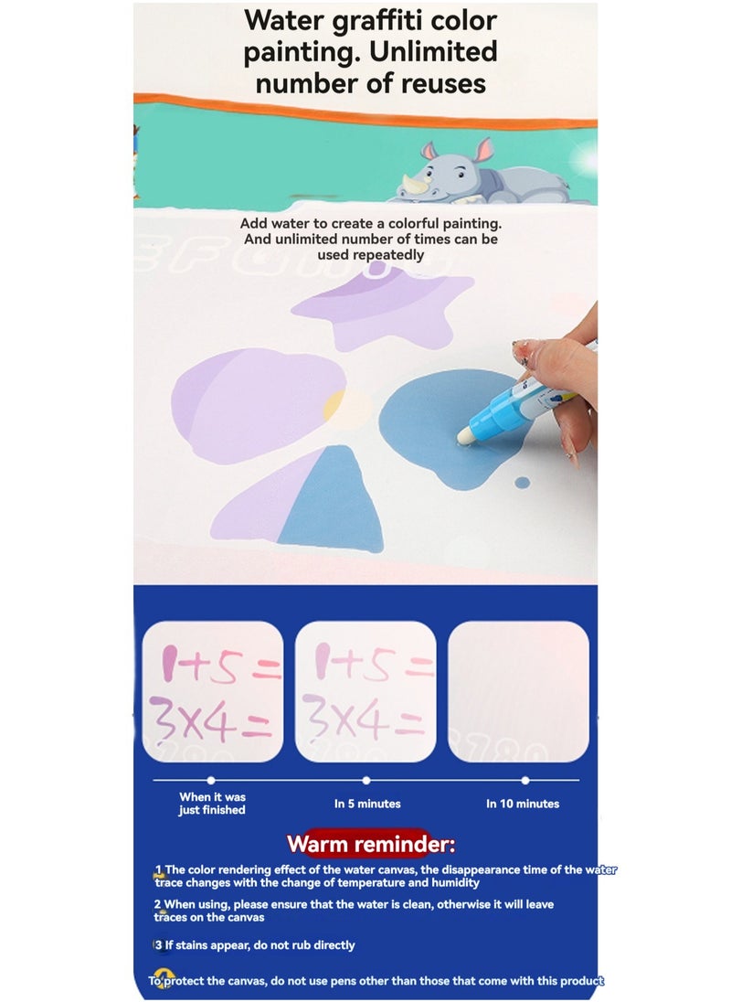 Painting Magic Water Drawing Board Large Size Suitable For 3 4 5 Years Old Boys And Girls Children'S Creative Educational Toys Gift Painting Water Magic Pad 100x80cm Interstellar Space