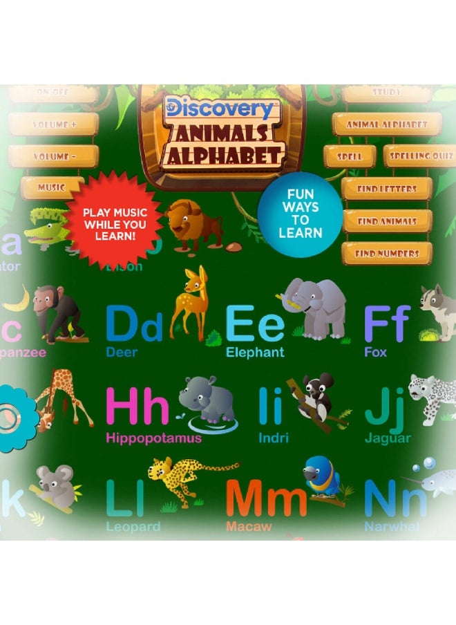 Kids Animal Alphabet Interactive Electronic Learning Board