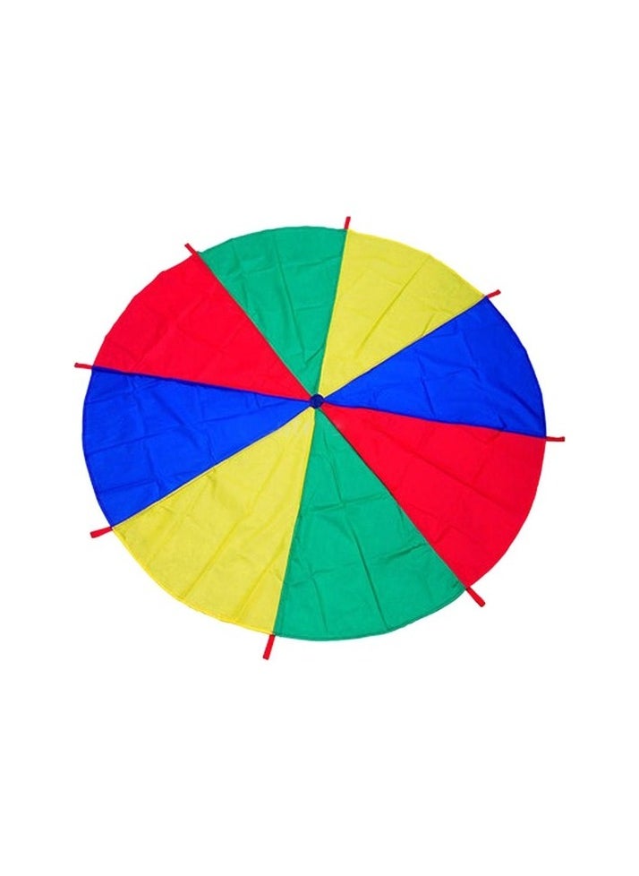 6.5FT Children Play Rainbow Parachute 8 Arms Open Exercise Toys - Color (Abroad