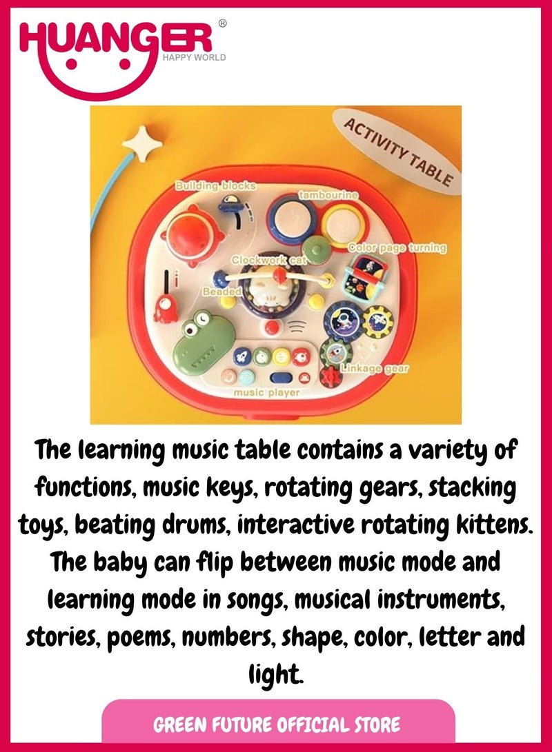 Baby Learning & Activity Play Table for Toddlers – Fun, Interactive, and Educational Play Toy with Sounds, Lights, and Early Development Features