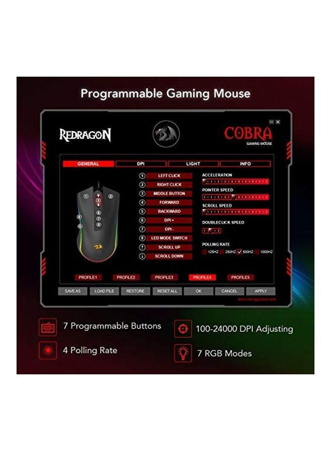 M711-fps Cobra Fps Optical Switch Gaming Mouse