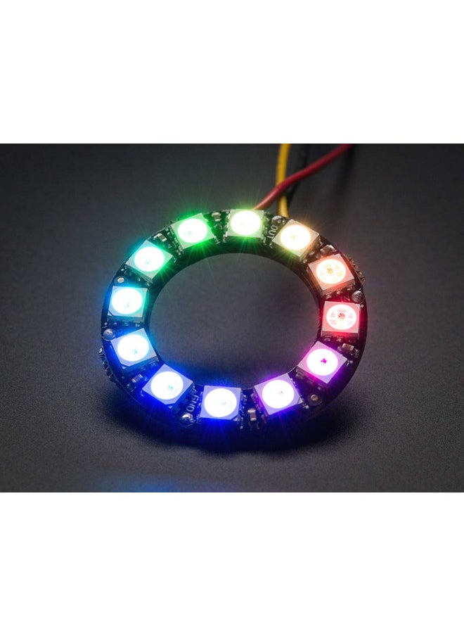 Adafruit NeoPixel Ring - 12 x 5050 RGB LED with Integrated Drivers [ADA1643]