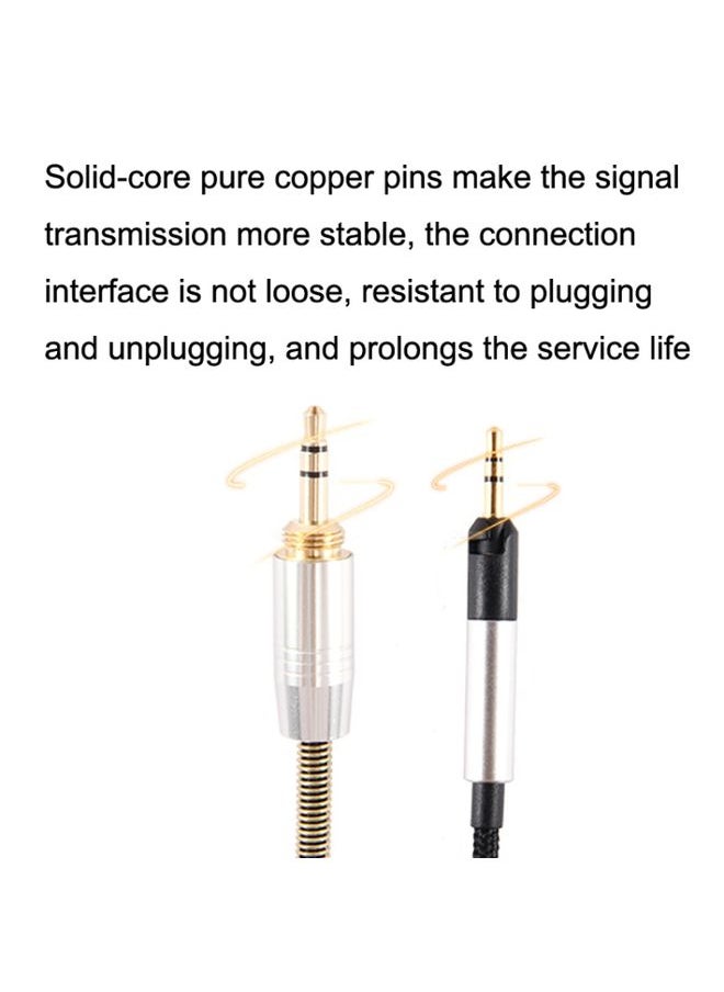 1.2m For Sennheiser HD518 / HD558 / HD598 / M40X / M50X Headset Upgrade Cable