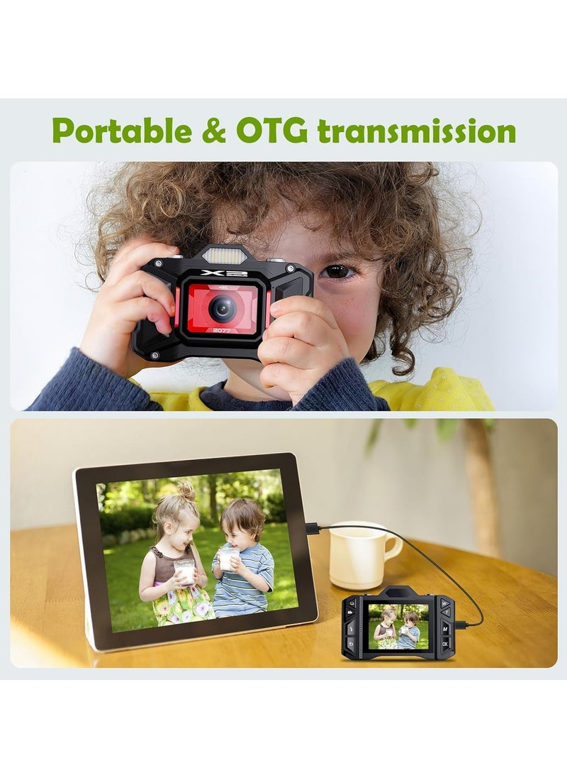 Digital HD 4K Portable Travel-Friendly Mirrorless Retro Camera Affordable