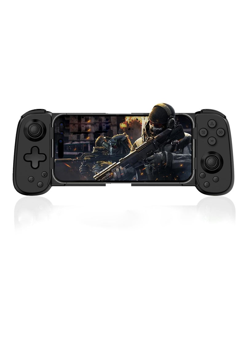 Wireless Gaming Controller for Phone, Tablet, Android, PC, Switch, PS3, PS4 - Features Turbo, 6-Axis Gyro, Vibration, Perfect for Cloud Gaming & PS Remote Play.