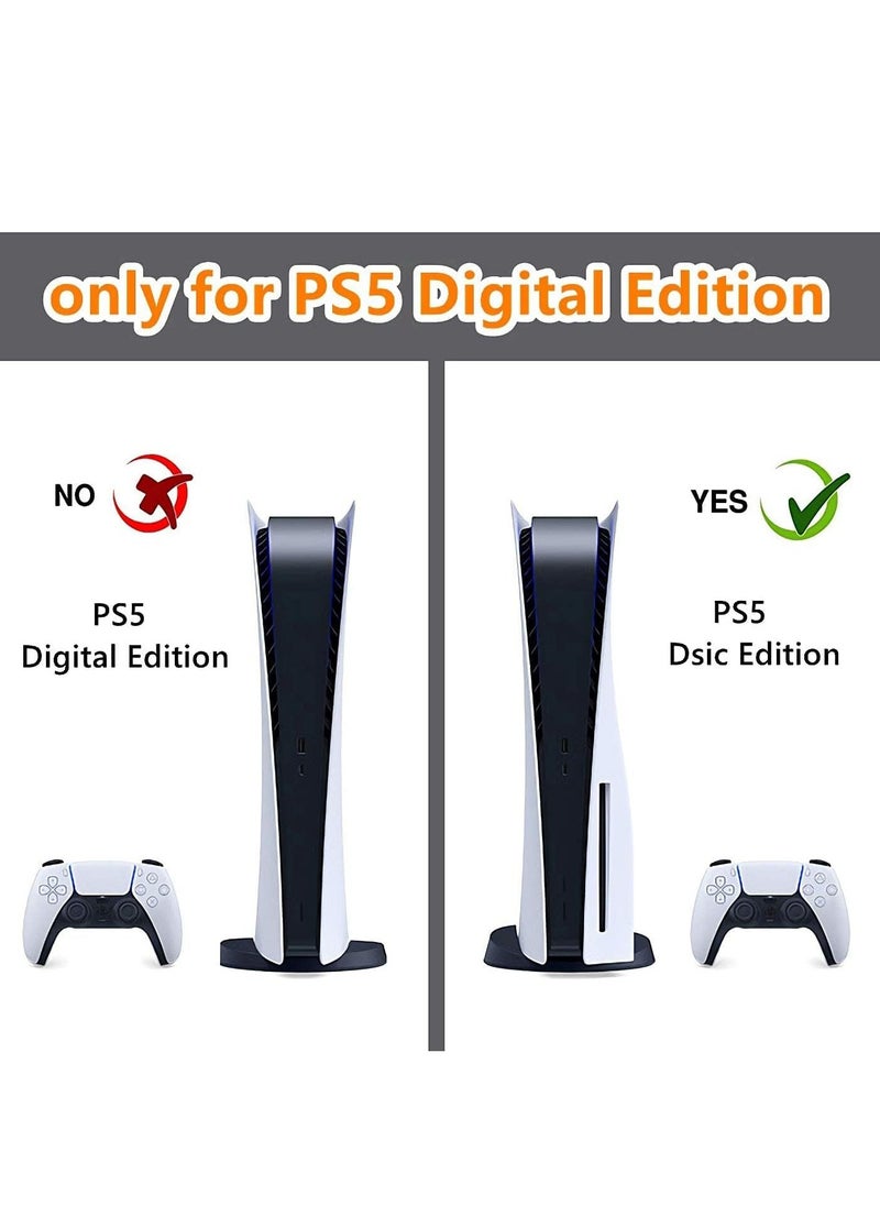 Vinyl Decal Skin for PlayStation 5 Disc Edition, Custom Sticker Cover for PS5 Controller