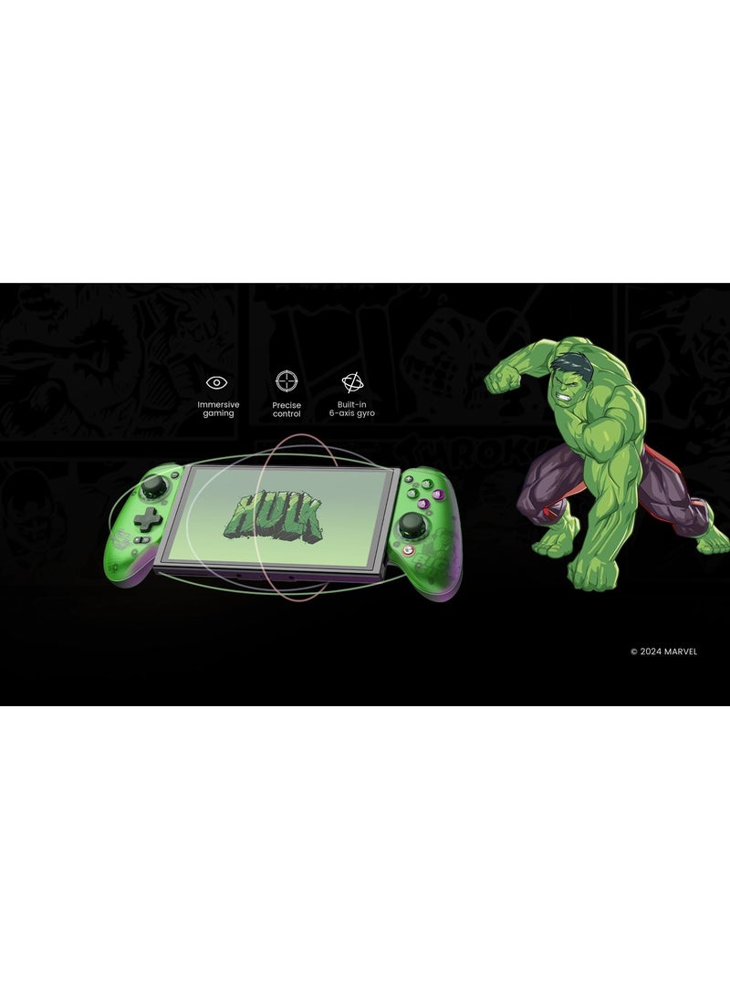 Professional Wireless Gamepad GameSir G8 Plus Hulk Bluetooth Mobile Gaming Controller for Android / iOS / Switch / Steam / Tablet / PC with Hall Effect Joysticks Hall Trigger 6-Axis Gyro 1000mAh Battery Green