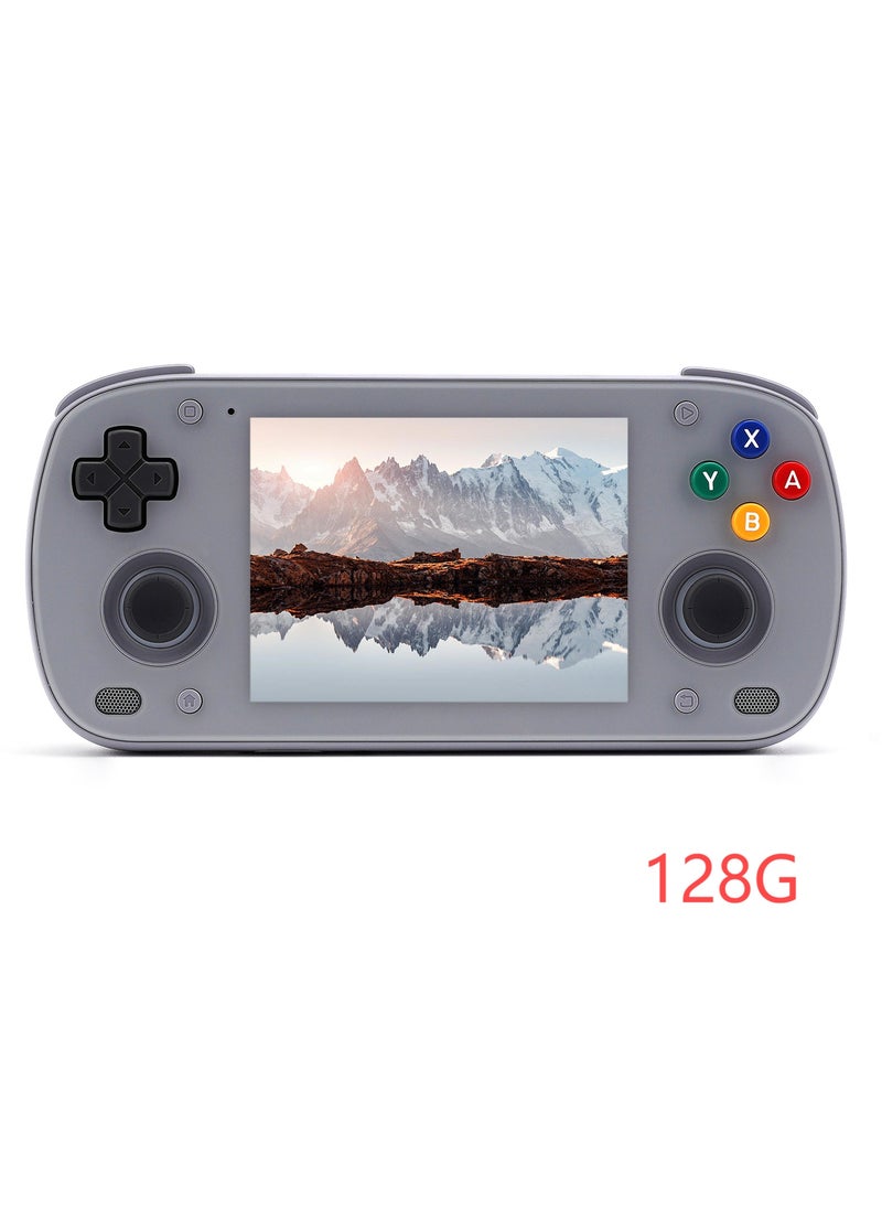 Retroid Pocket MINI Portable Retro Console Android 6GB 128GB Adreno 650 WiFi Bluetooth 3D illuminated Hall Sticks 3.7 Inch AMOLED Touchscreen Type C OTG Connection 4000mah 27W Fast Charge Built In Official OTA (Grey)