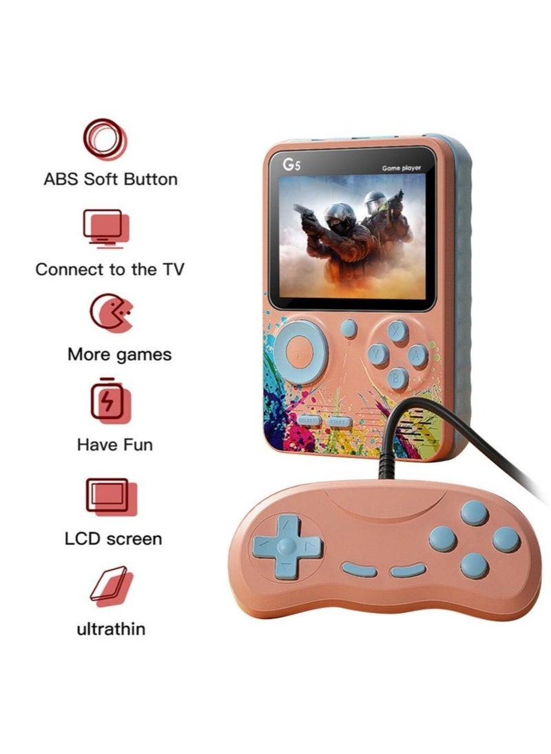 G5 Handheld Retro Video Game Console with Hundreds of Preloaded Classic Video Game