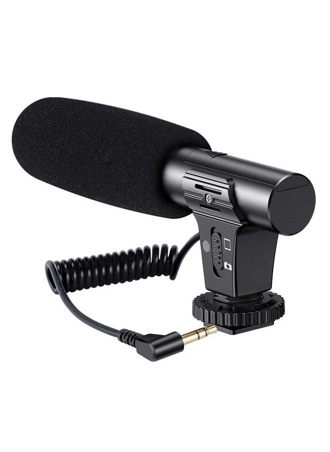 Video Recording Live Camera Mobile Conference Recording Microphone(Black)