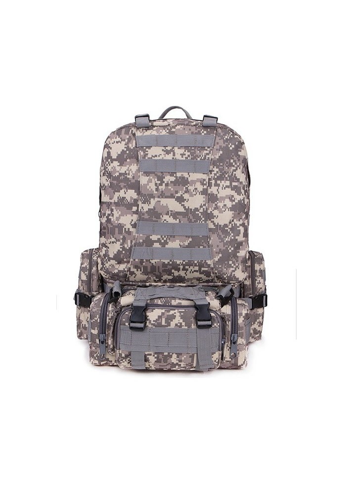 Camp Travel Bag Outdoor Backpack Walking Mountaineering Bag Colour:Light gray