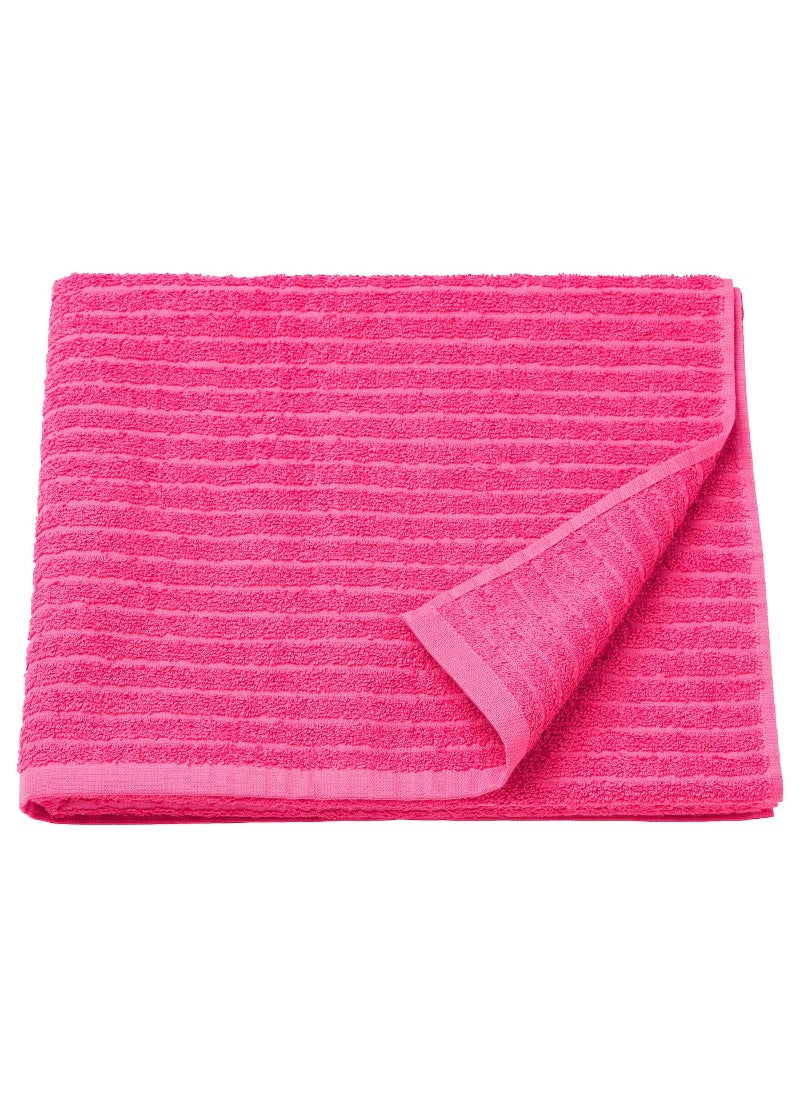 Bath Towel Luxurious and Absorbent Bright Pink 70x140 cm